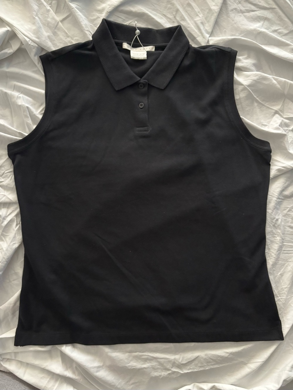 Vintage Nike NWT Golf Women’s Sleeveless Polo Top DRI-FIT Button Collar Sz XL - Picture 2 of 16